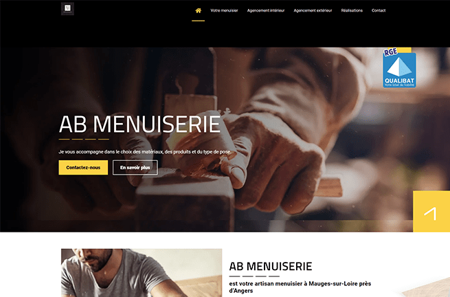 Coherence Communication Agence Web A Rennes Ab Menuiserie49 L