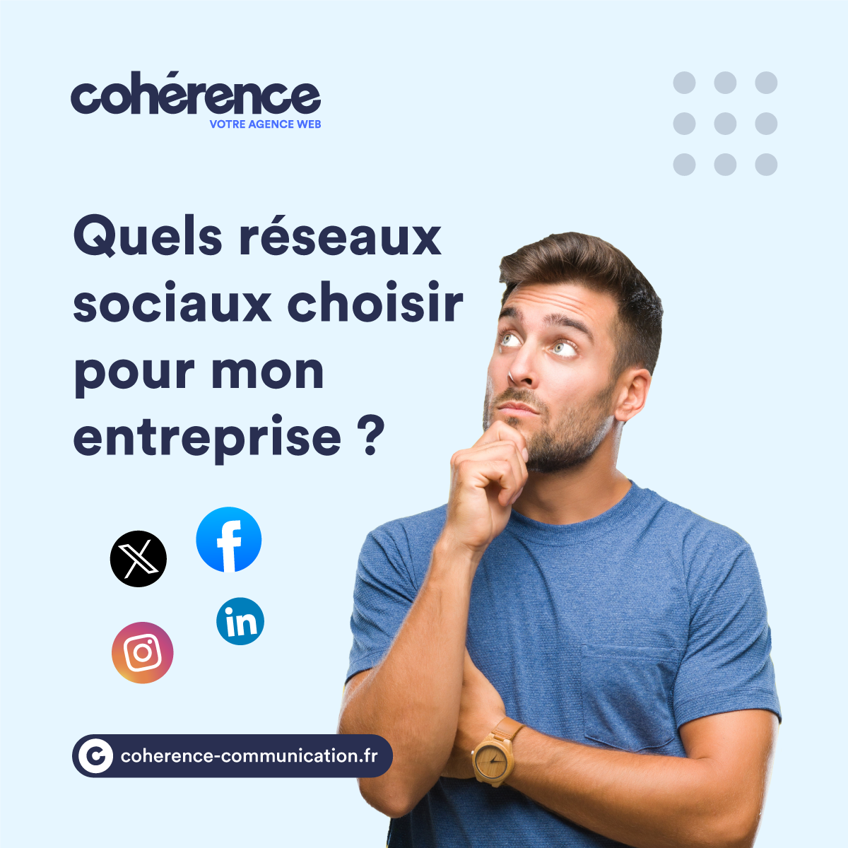 Coherence Agence Web A Rennes Quels Reseaux Sociaux Choisir Pour Mon Entreprise
