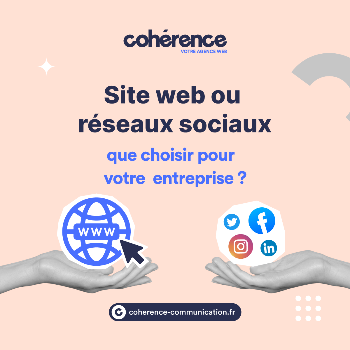 Coherence Agence Web A Rennes Site Web Ou Reseaux Sociaux Que Choisir Pour Votre Entreprise