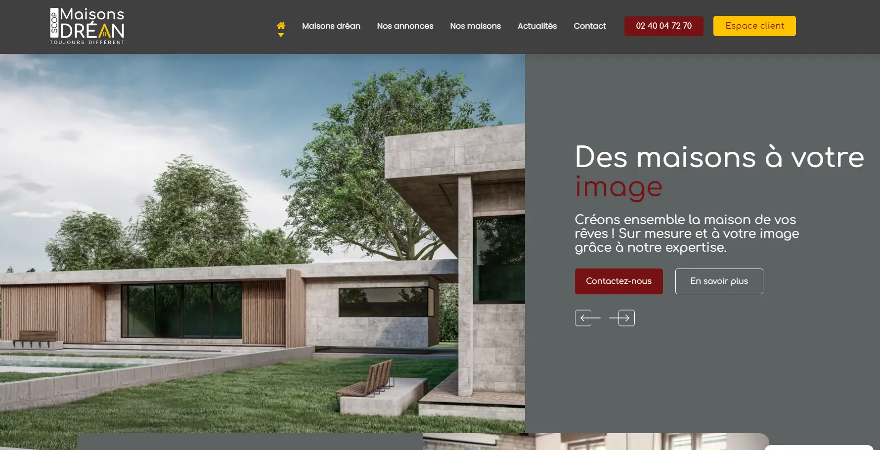 Coherence Agence Digitale MAISONS DREAN